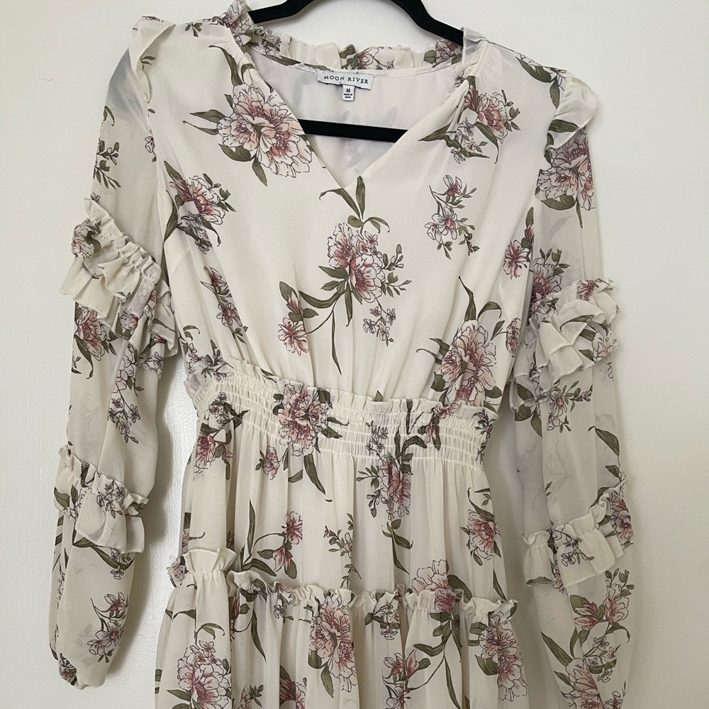 Moon River Floral Dress